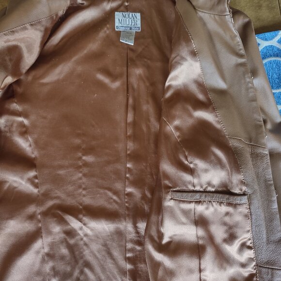 1X Nolan Miller Glamour Style Leather Jacket - Picture 6 of 9